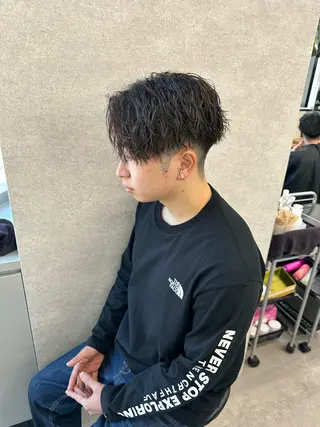 ショート パーマ メンズ 【メンズ特化】 笹目純のヘアスタイル