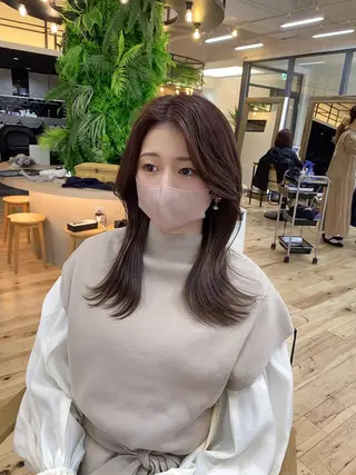 セミロング カラー 🎗大槻 武士🎗のヘアスタイル