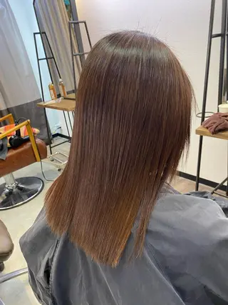 ミディアム 木村 陽菜のヘアスタイル