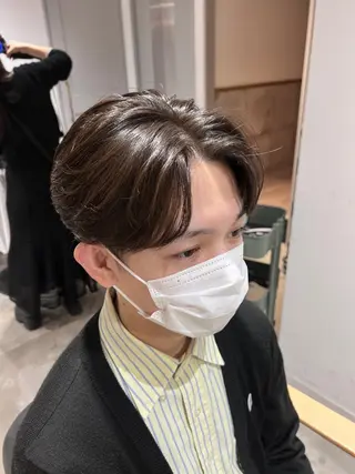 ミディアム パーマ メンズ メンズカットパーマ ✂️ JOYAのヘアスタイル