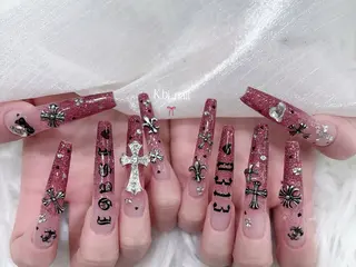 ネイル K.bi_nail ネイル長さ出し専門店のネイルデザイン