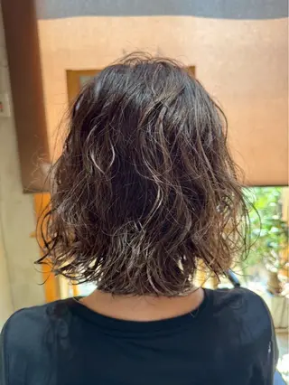 ミディアム 阪口 鮎香のヘアスタイル