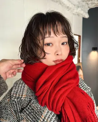 ショート パーマ レイヤー/パーマ /ウルフ/nabeのヘアスタイル