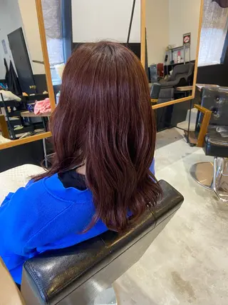 セミロング 💫縮毛矯正/ カット💫徳永あい子のヘアスタイル