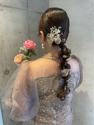 ロング ヘアアレンジ 美髪× ヘアセット✨Araiのヘアスタイル