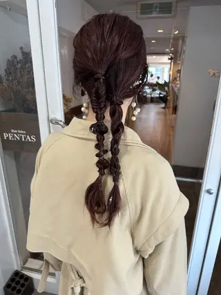 ロング 宮﨑 あかねのヘアスタイル