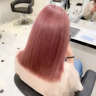 カラー girlな暖色ヘア 🪽🫧ハルナ🎀のヘアスタイル