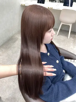 セミロング MOE 福岡韓国ヘア✧︎のヘアスタイル