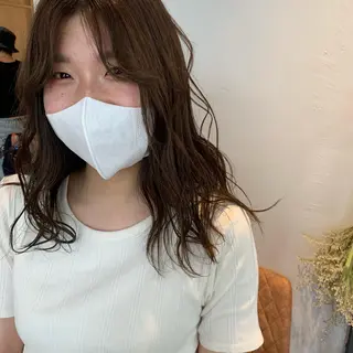 ミディアム カラー RISAKO 艶髪モテヘア🎀府中のヘアスタイル