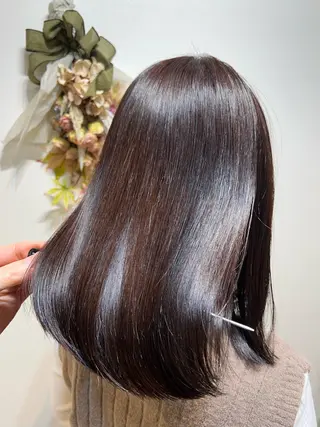 ミディアム 🌕酸性縮毛矯正 高野竜🌕のヘアスタイル
