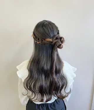 ヘアアレンジ アレンジ/ブラウン カラー HARU🕯のヘアスタイル