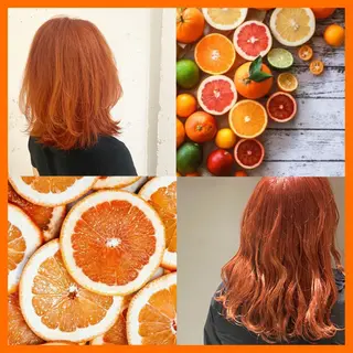 ミディアム カラー カジュアルを女っぽく 𝗮𝘆𝗮𝗰𝗼のヘアスタイル