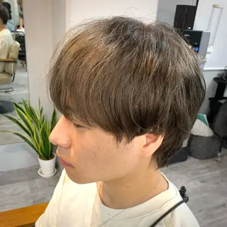 ショート カラー メンズ 吉田 聡一のヘアスタイル