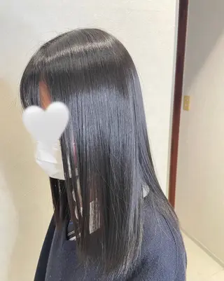 セミロング ⭐️吉田萌⭐️ 髪質改善カラー⭐️のヘアスタイル