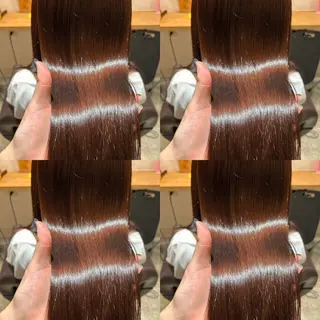 セミロング カラー レイヤーカット/ 縮毛矯正🇰🇷早坂のヘアスタイル