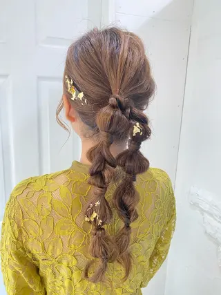 ヘアアレンジ uros.中目黒 moekaのヘアスタイル