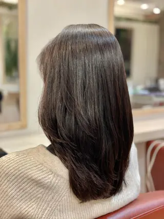 ロング パーマ ⚪︎ YUNAのヘアスタイル