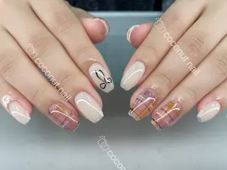 ネイル 神田 ココナッツのネイルデザイン