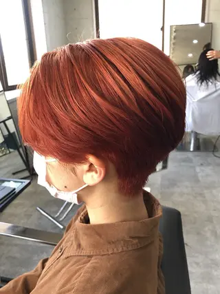 ショート REVE美容室 REVEマツエクのヘアスタイル