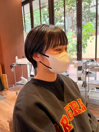 ショート 中村遥香 ☺︎ママ美容師のヘアスタイル