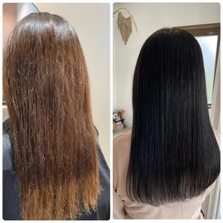 ロング カラー ヘアアレンジ REONA🪽✨薬院 レイヤーカット🫧のヘアスタイル