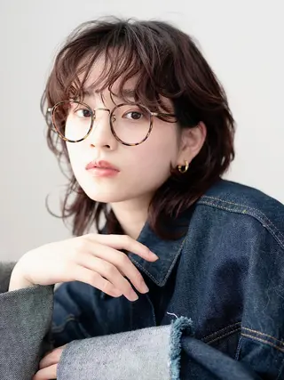 ミディアム CREAPY 高嶋　拓也のヘアスタイル