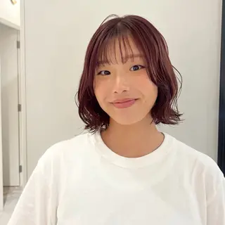 ショート レイヤー/透明感 カラー/ホノカのヘアスタイル