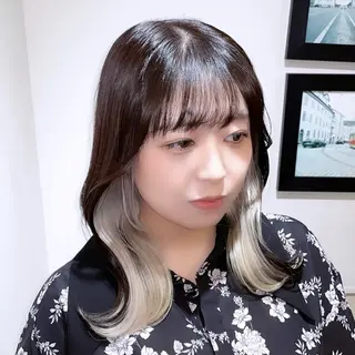 セミロング カラー 🌟トップデザイナー 高橋🌟のヘアスタイル