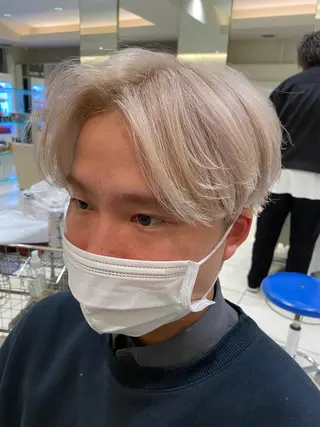 カラー メンズ メンズパーマ 副店長ユウタのヘアスタイル
