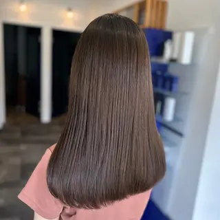 セミロング 後藤 千絵のヘアスタイル