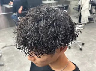 ショート パーマ メンズ お悩み解消✨/ メンズパーマ✨/直樹のヘアスタイル