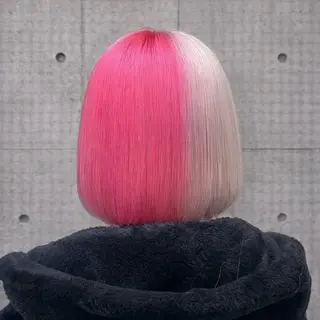 ショート カラー ✨ブリーチ支持No1 複雑履歴修正/舘岡のヘアスタイル
