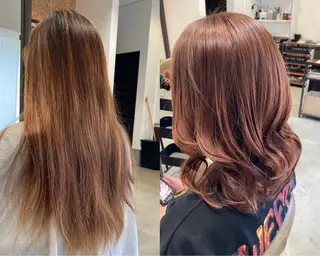 セミロング 折本 沙織のヘアスタイル