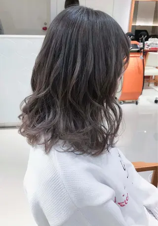 ミディアム カラー Days 透明感カラーのヘアスタイル