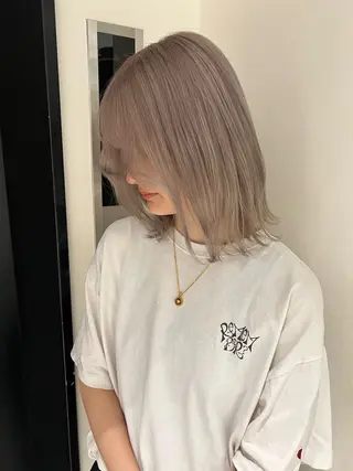 カラー ayaka🫧 梅田ダブルカラーのヘアスタイル