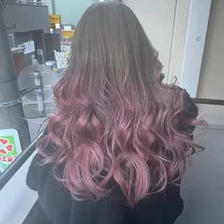 ミディアム カラー パーマ ヘアアレンジ メンズ キッズ ネイル マツエク・マツパ 切りっぱなしヘアボブ ミディアムヘアRYOのヘアスタイル