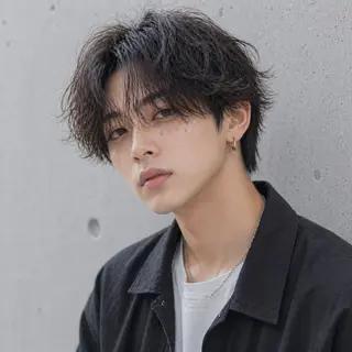 メンズ 韓国メンズ特化 パーマSatskiのヘアスタイル