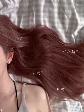 ロング カラー 透明感うる艶カラー 🤍MANAMIのヘアスタイル