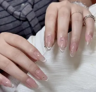 ネイル ロングネイル長さ出し 専門Spade Qのネイルデザイン