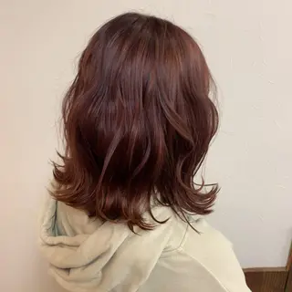 カラー 【髪質改善】タケウチ 【手で乾かすだけ】のヘアスタイル
