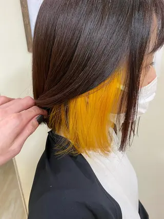 カラー SALOWIN栄 高須大貴のヘアスタイル