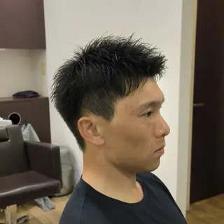 メンズ 廣多 克哉のヘアスタイル