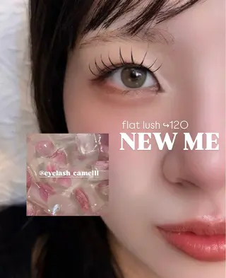 マツエク・マツパ 【那覇/束感まつ毛 /LED】キャメルのマツエク・マツパデザイン