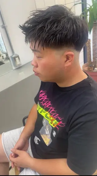 ショート パーマ メンズ メンズ専門サロン wokeのヘアスタイル