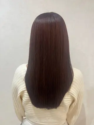 ロング カラー うる艶カラー🫧/ 武笠 友香🤍のヘアスタイル