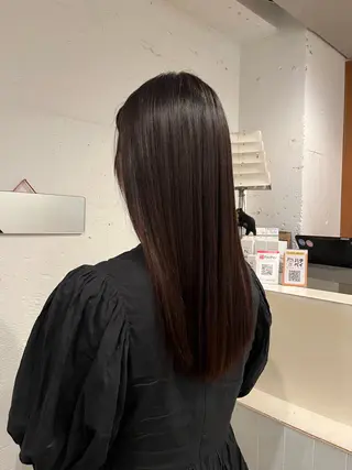 ロング カラー 栗林 惟のヘアスタイル