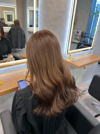 ロング カラー 💖札幌カラー 指名No.1💖玲奈のヘアスタイル