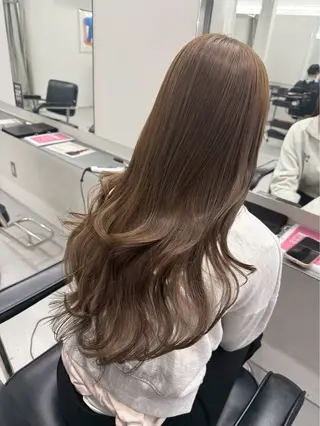 ロング カラー カラーモデル募集中 /新潟万代/かこ🩵のヘアスタイル