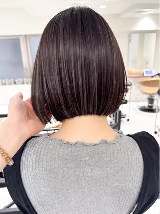 ミディアム カラー ヘアアレンジ 🫧透明感カラー/ 艶カラー🫧namiのヘアスタイル