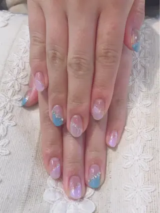 ネイル ビジューバイアクイユ ネイルズ　東中野店のネイルデザイン